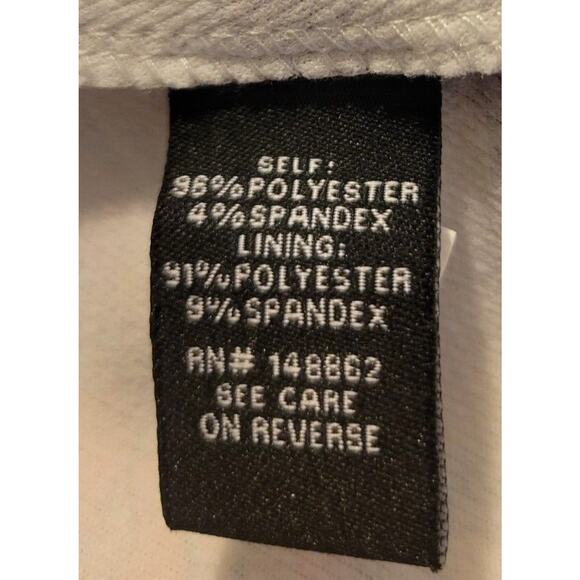 Torrid White Floral Textured Lined Knit High Neck Skater Dress Women's Size 1X - Picture 10 of 12